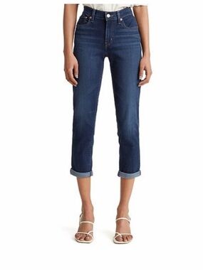 NWT Levi’s Boyfriend Jean Capris Stellar Stretch Mid Rise New Size 18W $65